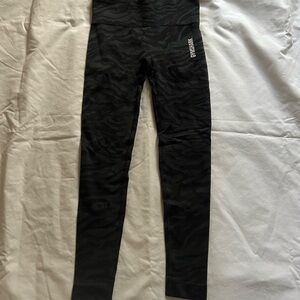 Gymshark Black Camouflage Leggings